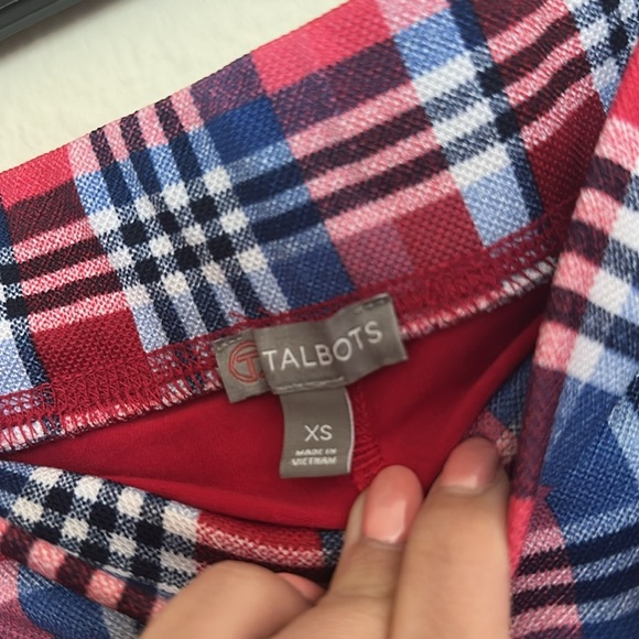 Talbots Plaid Mini Skort - Picture 2 of 5